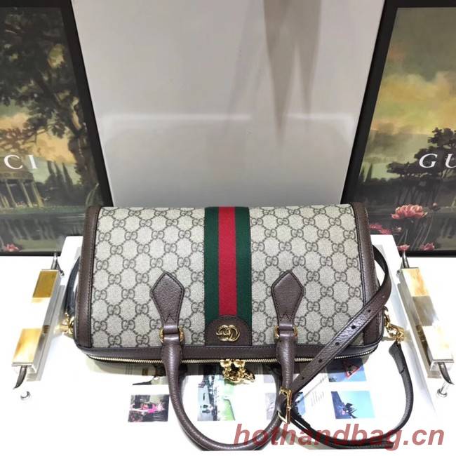 Gucci GG canvas ophidia top quality tote bag 524532 brown