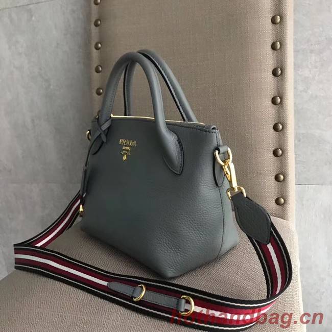 Prada Calf leather bag 1BH111 grey