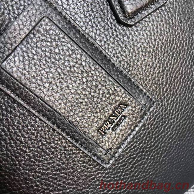 Prada Leather Briefcase 2VE368 black