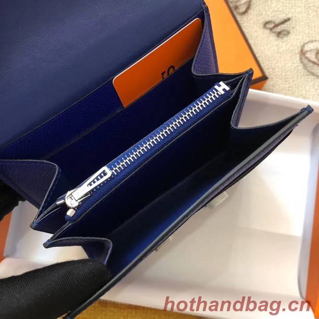 Hermes Constance Wallets espom leather H2297 blue