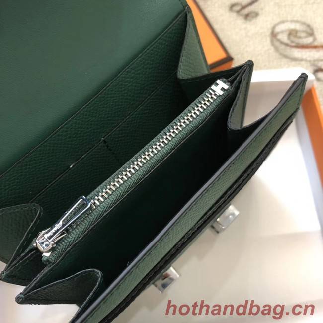 Hermes Constance Wallets espom leather H2297 green