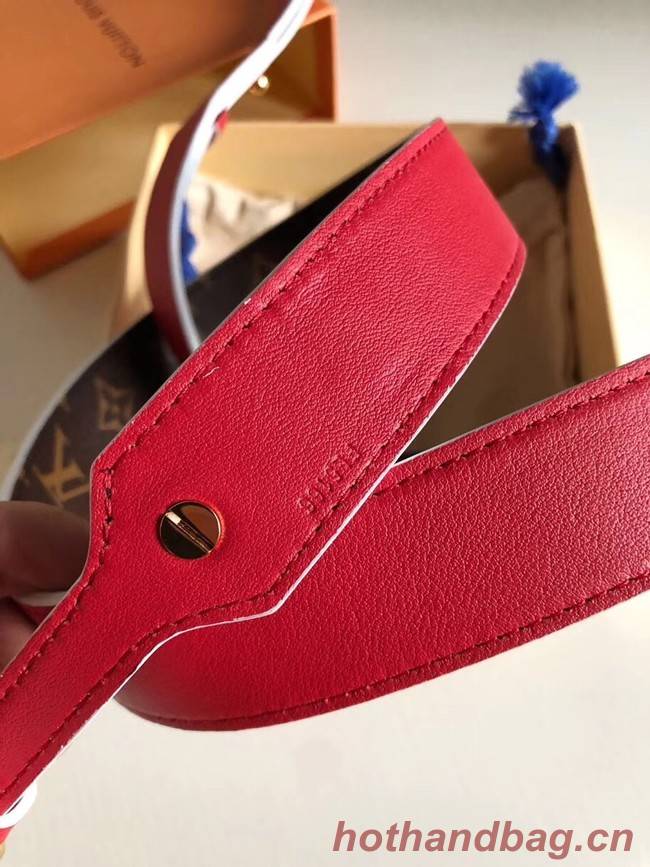 Louis Vuitton Strap 110CM 0361 red