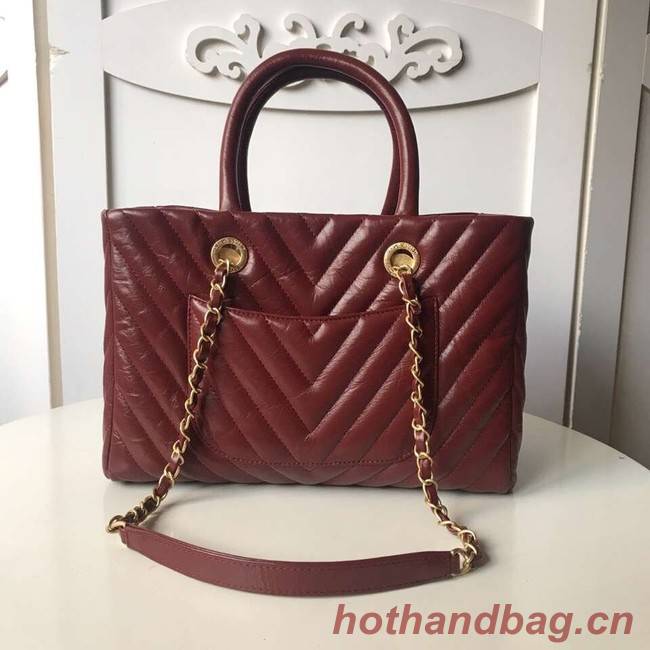 Chanel Original large shopping bag A57974 Burgundy