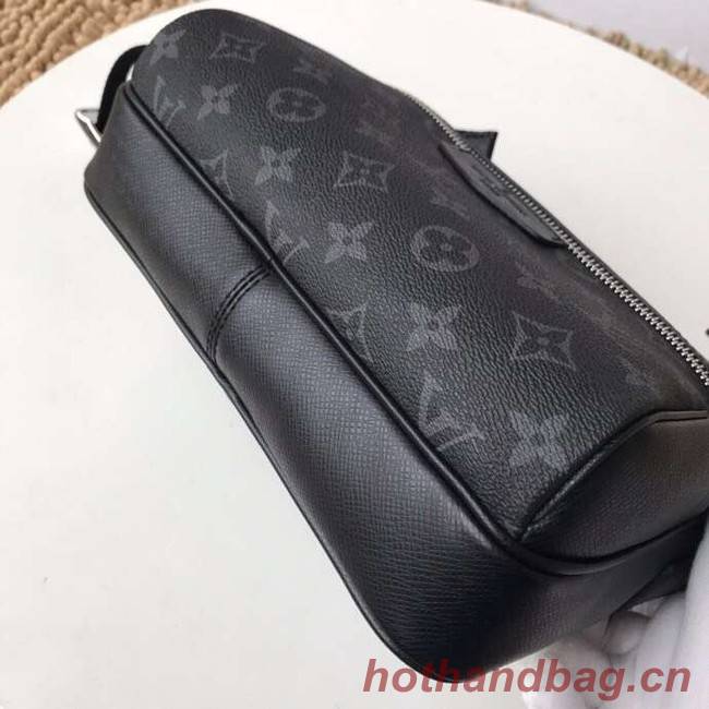 Louis Vuitton Monogram Canvas Messenger PM Black M43845