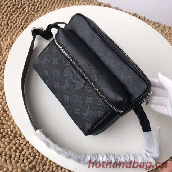 Louis Vuitton Monogram Canvas Messenger PM Black M43845