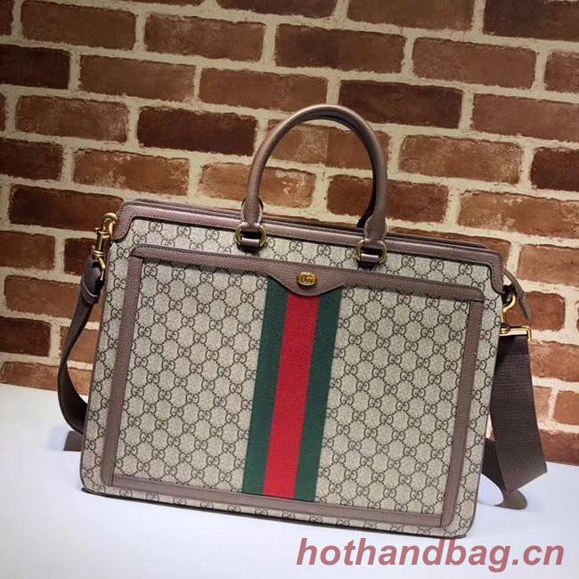 Gucci Ophidia GG briefcase 547970 brown