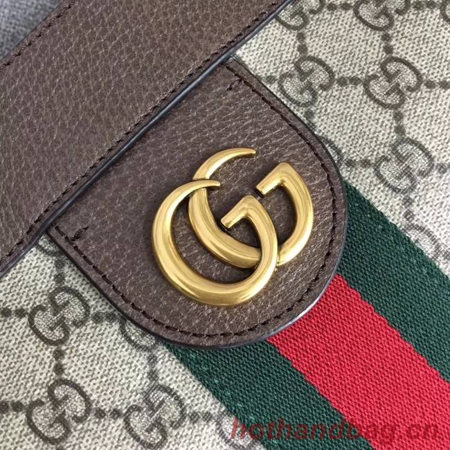 Gucci Ophidia GG tote with Three Little Pigs 547947 brown