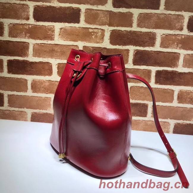 Gucci medium bucket Backpack 550189 red