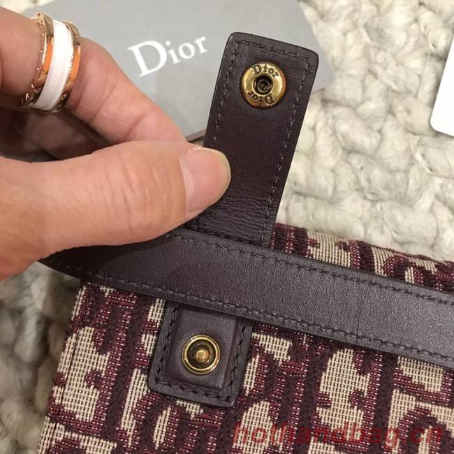 DIOR Oblique Belt Bag D26988 Wine