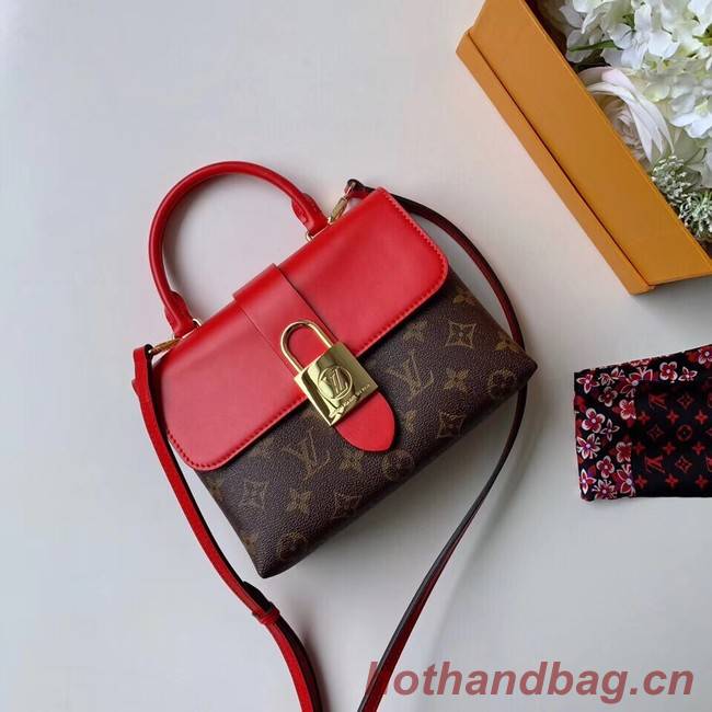 Louis vuitton original LOCKY BB M44080 Coquelicot Red