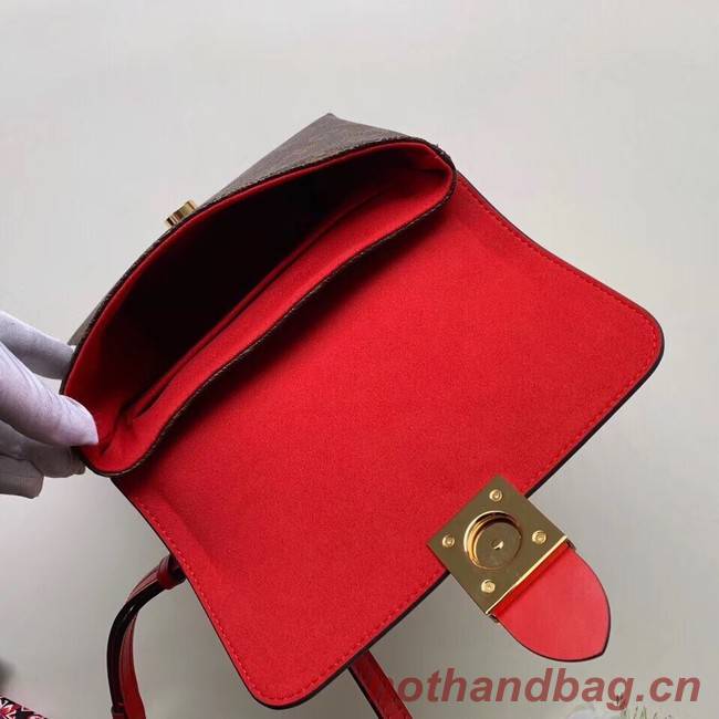 Louis vuitton original LOCKY BB M44080 Coquelicot Red