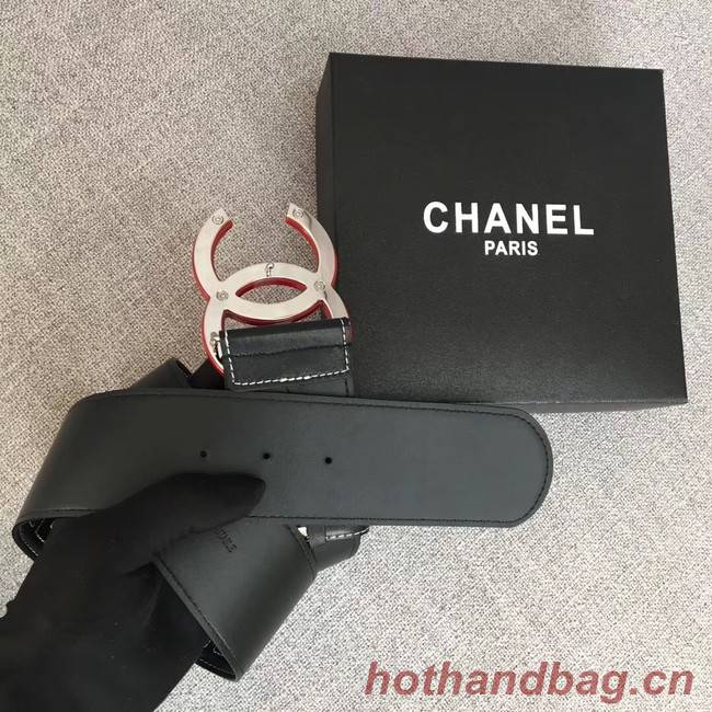 Chanel Wide leather belt with 53 mm CC4269 black