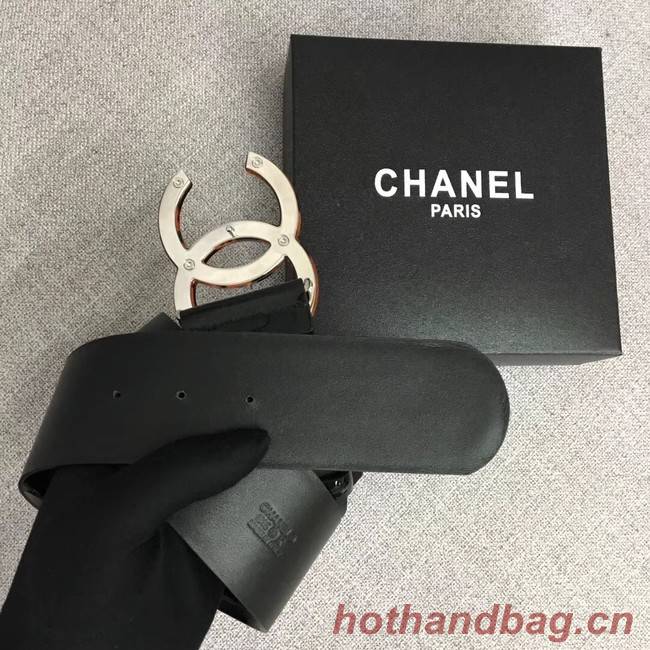 Chanel Wide leather belt with 53 mm CC4270 black