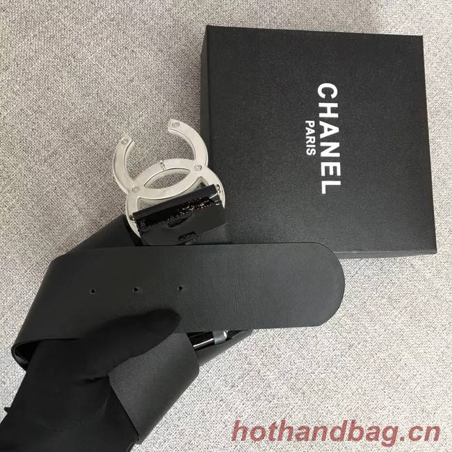 Chanel Wide leather belt with 53 mm CC4272 black	