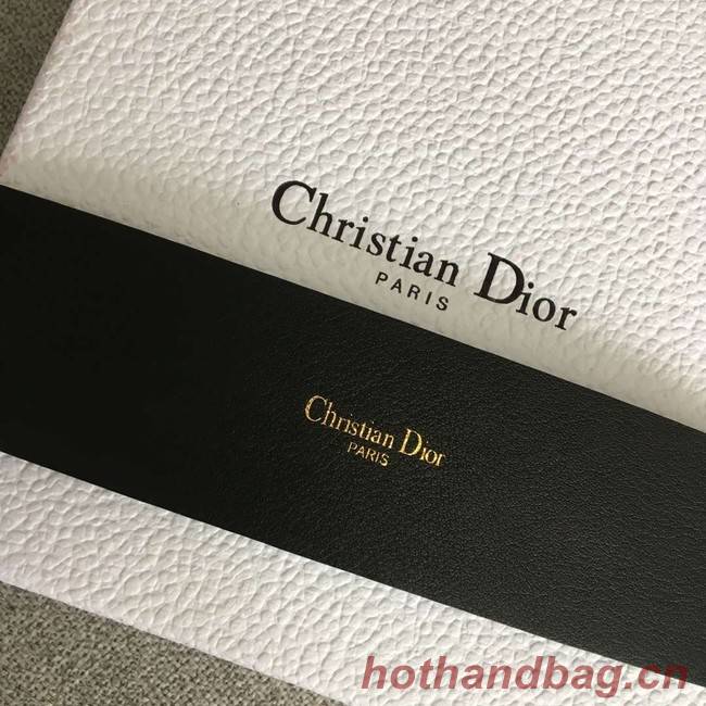 Dior Wide leather belt with 50 mm D4261 black