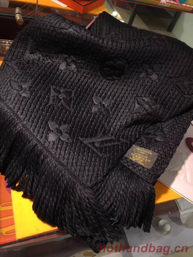 Louis Vuitton Cashmere Scarf LV3307A black