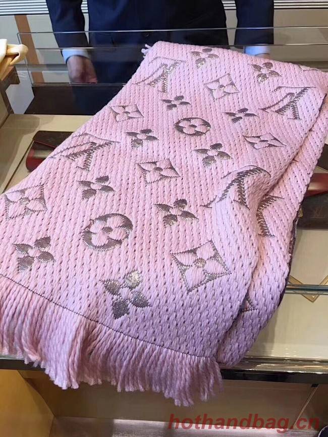 Louis Vuitton Cashmere Scarf LV3308A pink