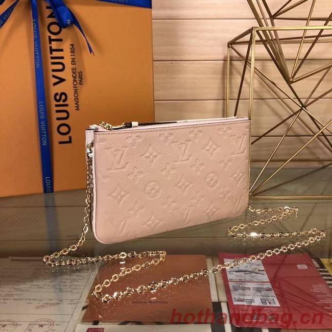 Louis Vuitton POCHETTE DOUBLE ZIP M63919 Beige Dore