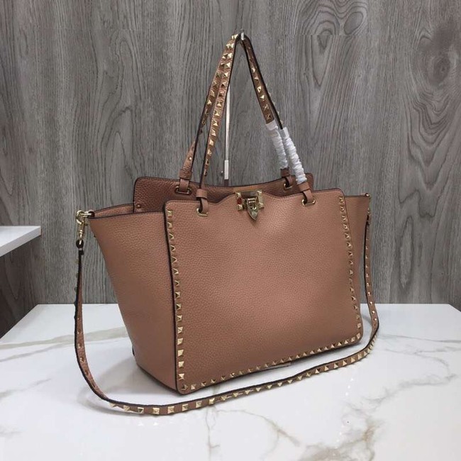 VALENTINO Rockstud large tote 0973 apricot