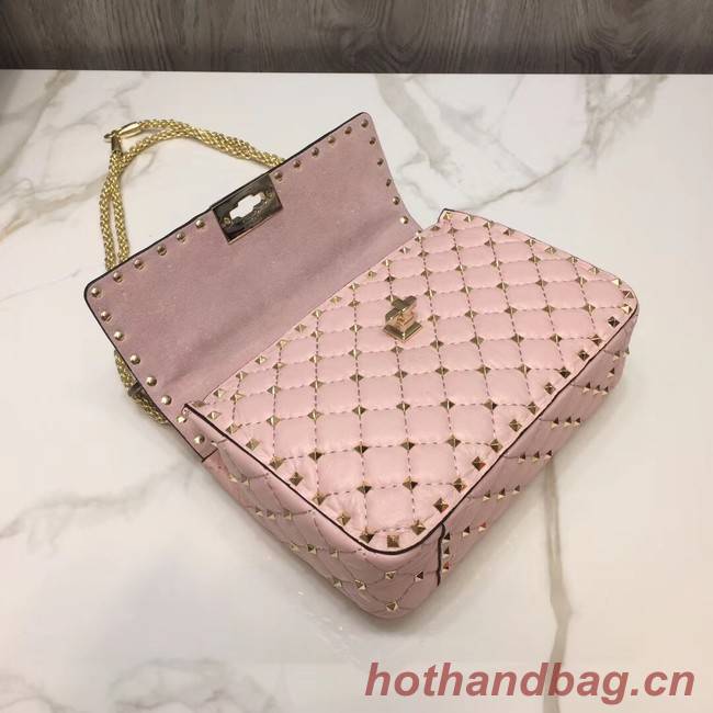 VALENTINO Quilted leather shoulder bag 45276 pink