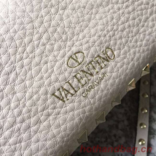 VALENTINO Rockstud medium tote 0972 white