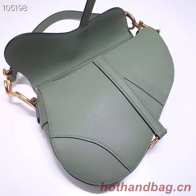 Dior SADDLE-TAS VAN KALFSLEER M0446CW green