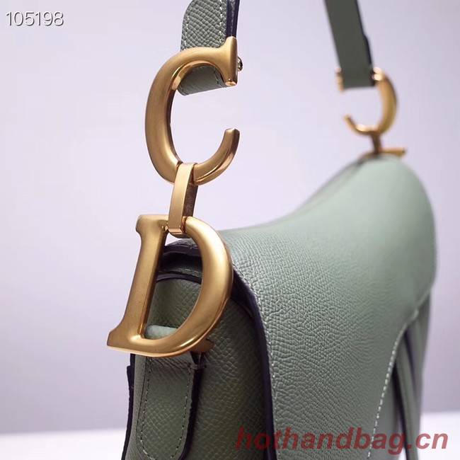 Dior SADDLE-TAS VAN KALFSLEER M0446CW green