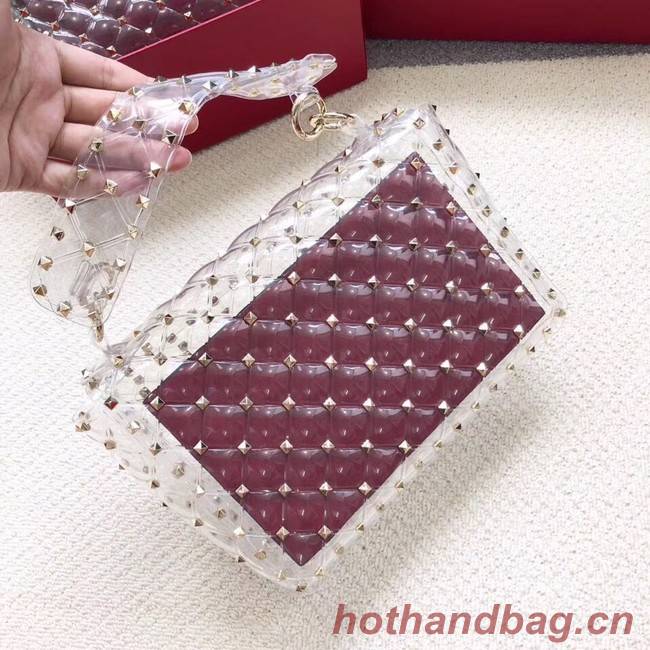 VALENTINO Rockstud Plexy shoulder bag 2687