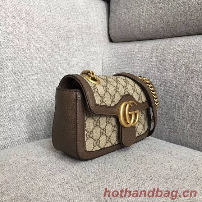 Gucci Ophidia GG Supreme small shoulder bag 446744 brown