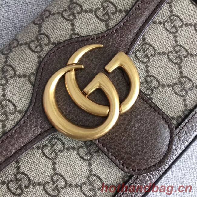 Gucci Ophidia GG Supreme small shoulder bag 446744 brown