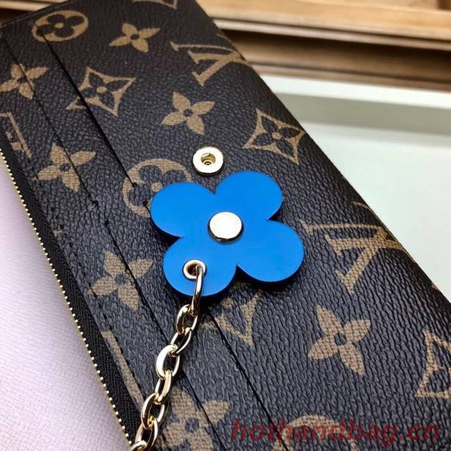 Louis Vuitton EMILIE WALLET M63895 Bleu Jean Blue