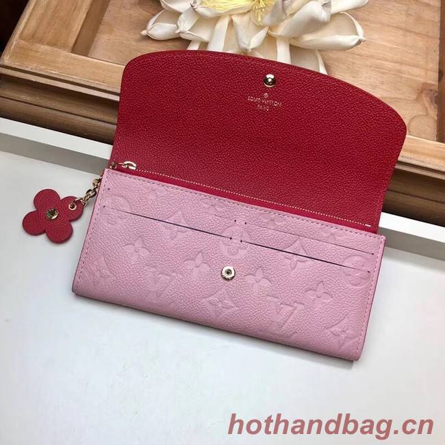 Louis Vuitton EMILIE WALLET M63918 Rose Ballerine