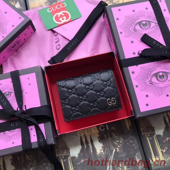 Gucci Signature card case 522869 black