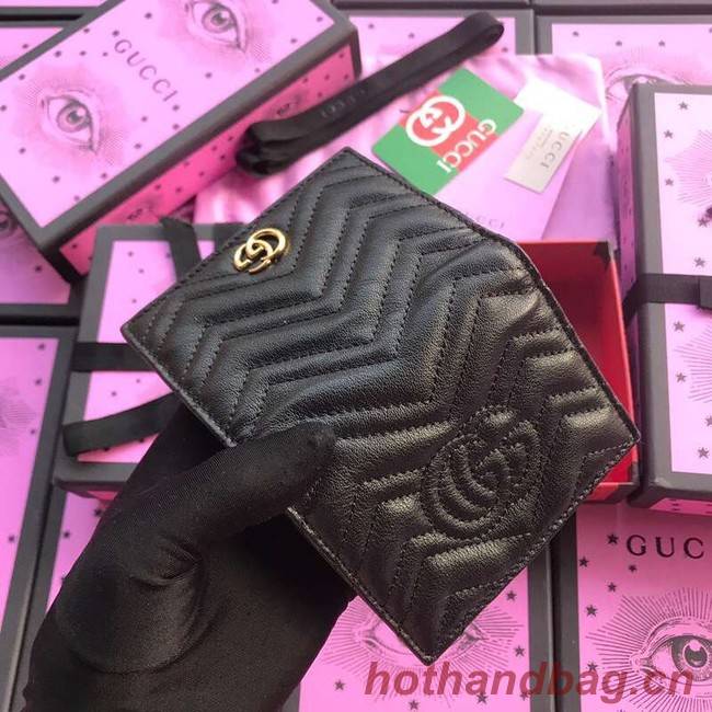 Gucci GG Marmont card case 466492 black