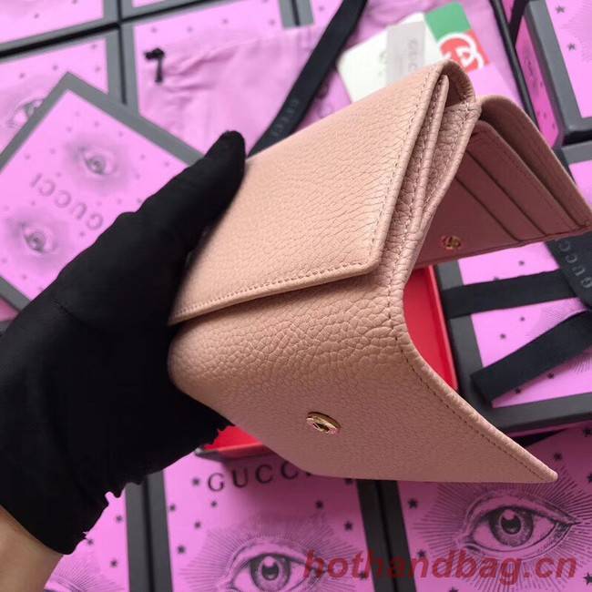 Gucci GG Marmont card case 474746 pink