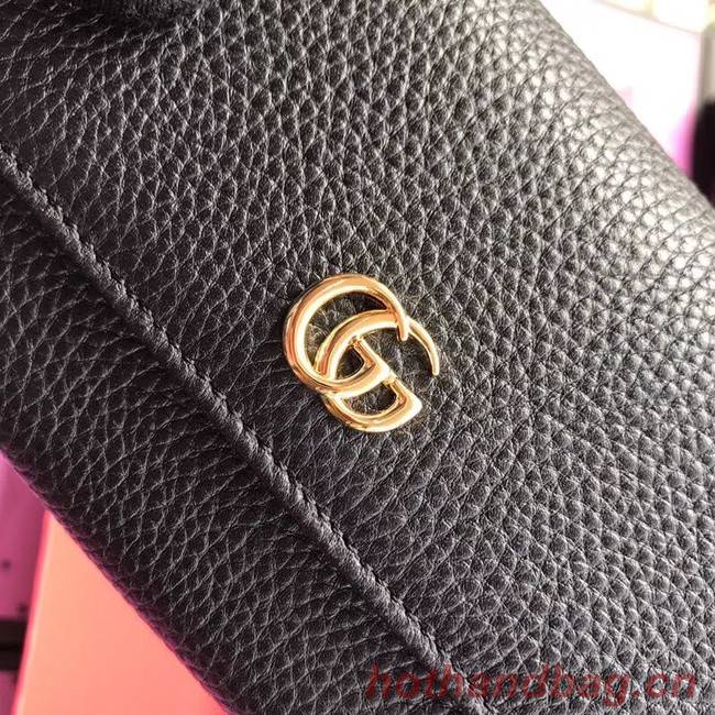 Gucci GG Marmont leather wallet 456116 black