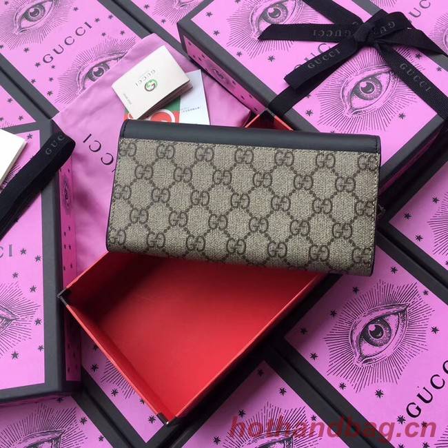 Gucci GG Supreme wallet 410100 black