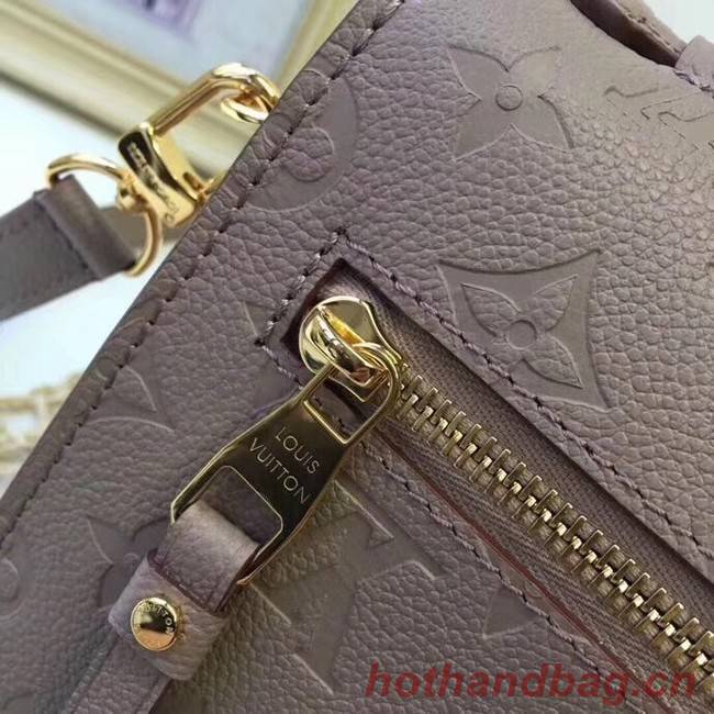 Louis vuitton original mongram empreinte POCHETTE METIS M43941 GREY