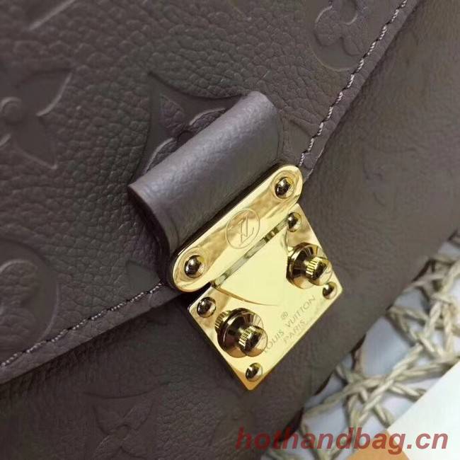 Louis vuitton original mongram empreinte POCHETTE METIS M43941 GREY