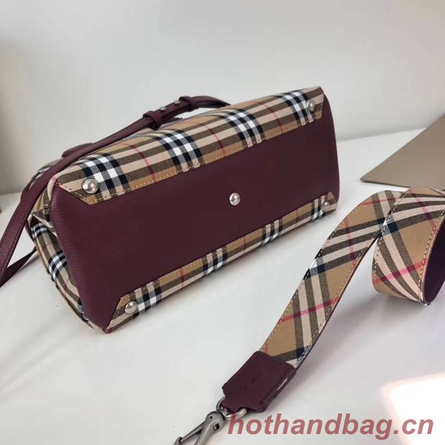 BURBERRY Medium Banner tote bag 3835 Burgundy