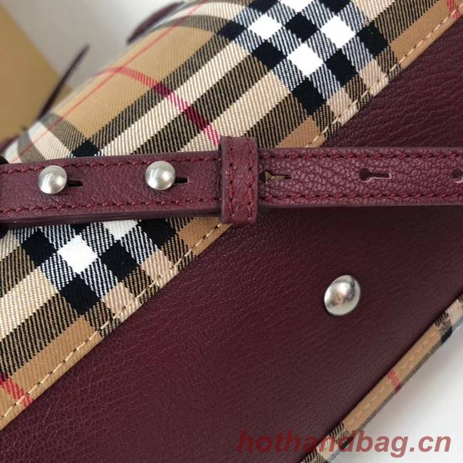 BURBERRY Medium Banner tote bag 3835 Burgundy