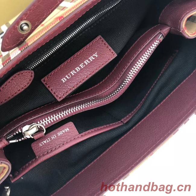 BURBERRY Medium Banner tote bag 3835 Burgundy