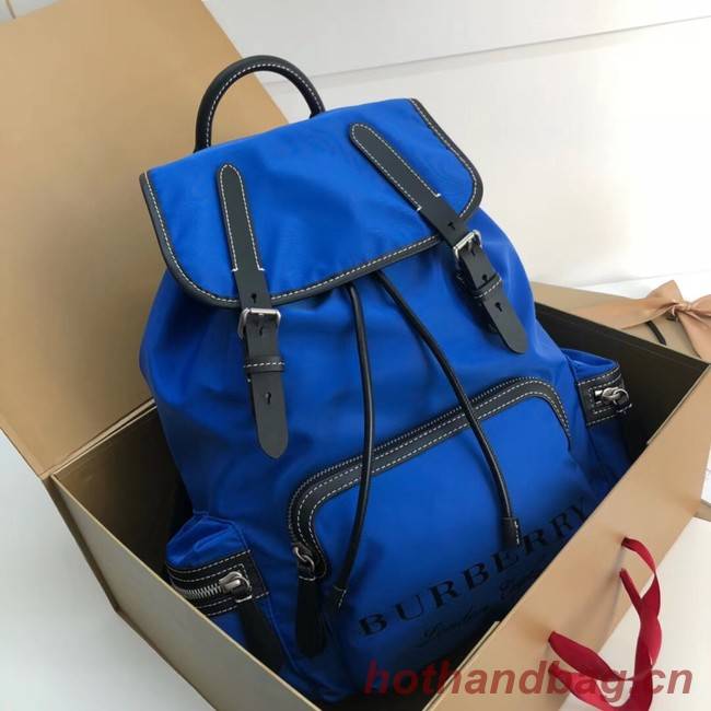 BURBERRY nylon backpack 48791 light blue