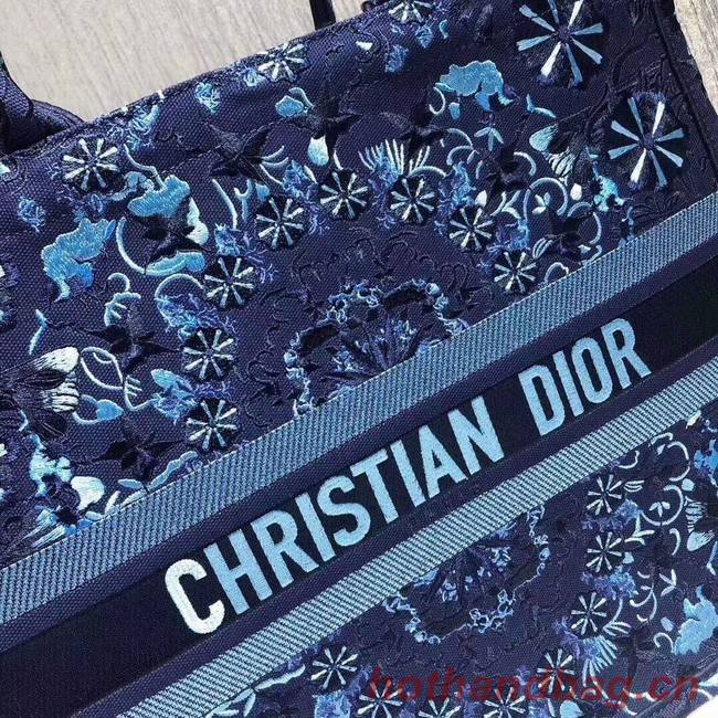 DIOR BOOK TOTE BAG VAN GEBORDUURD CANVAS M1286ZBE