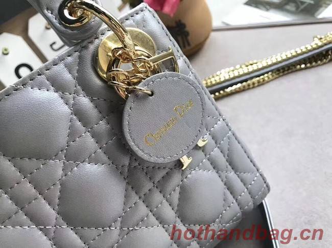 MINI LADY DIOR-TAS VAN LAMSLEER M15P grey