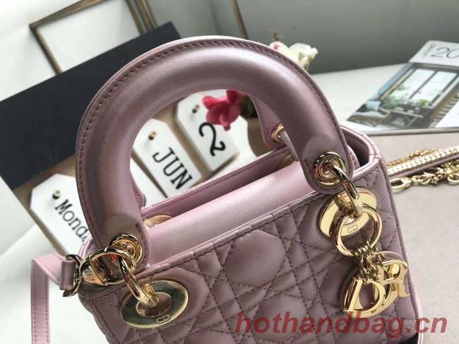 MINI LADY DIOR-TAS VAN LAMSLEER M15P pink