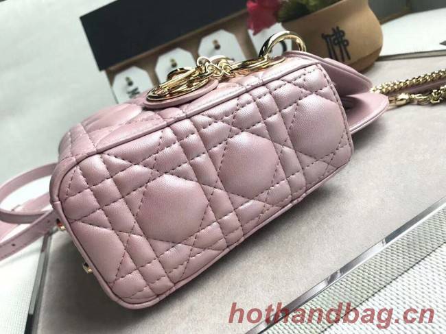 MINI LADY DIOR-TAS VAN LAMSLEER M15P pink