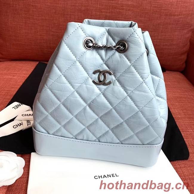 Chanel gabrielle backpack A94501 light blue