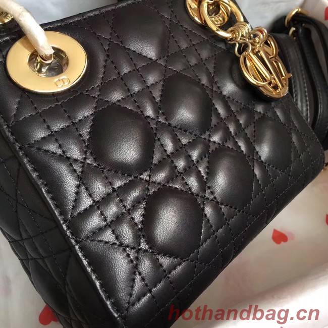 MINI LADY DIOR-TAS VAN LAMSLEER CAL44500 black