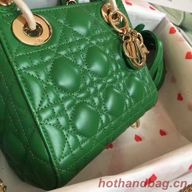 MINI LADY DIOR-TAS VAN LAMSLEER CAL44500 green